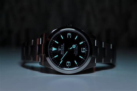 rolex explorer lume shot|Lume Shot of the NEW Rolex Explorer I Reference 124270.